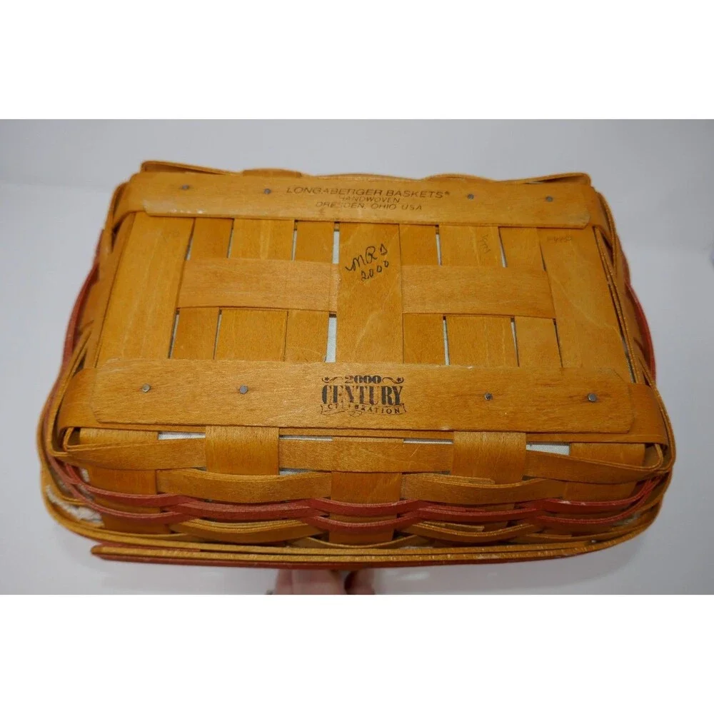 Longaberger 2000 Mother's Day Early Blossoms Basket, Liner & Protector